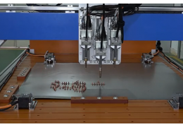 鴻栢科技三槍全自動螺柱焊專機焊接演示